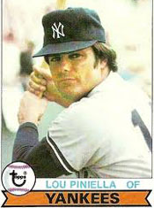 Yankees OF Lou Pinella